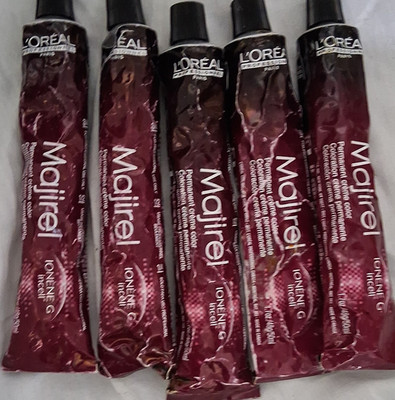 L'Oréal Majirel Permanent Hair Dye Cream Burgundy 5 Tubes 50 ml