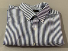 CLUB ROOM REG FIT MENS CASUAL /BUTTON/1 POCKET SHIRT SIZE ADULT/18 1/2