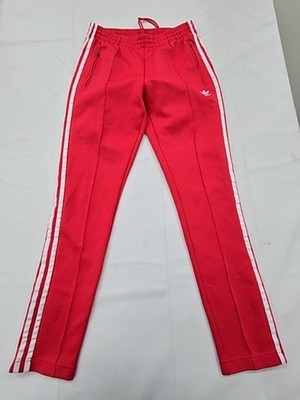 Adidas Herren rot Adicolor Primeblue SST Trainingshose Größe 12 38'' Taille