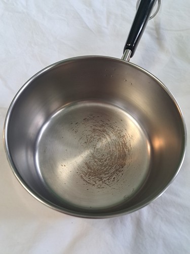 Vintage Revere Ware 1 Qt Saucepan Pot w/Lid Copper Bottom Single Ring - Picture 7 of 9