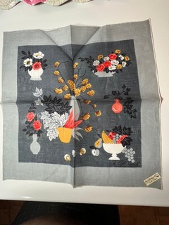 Vintage Signed Carol Stanley Hankie As Seen In Vogue