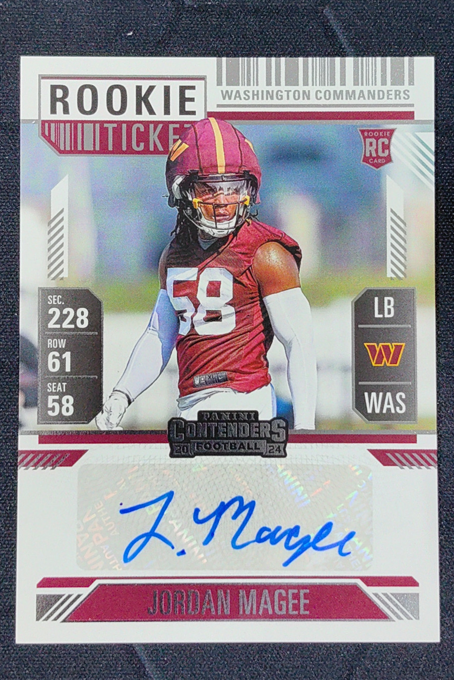 Jordan Magee Panini Contenders #244 Autograph