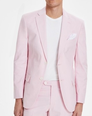 Tommy Hilfiger Modern-Fit TH Flex Stretch Lancaster Pink Suit Jacket MSRP:  $360