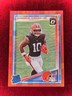 2025 Panini Donruss Quinshon Judkins Red Pandora Rated Rookie Optic #330 Browns