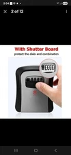 4 Digit Key Safe Lock Box Combination Wall Mount Security Storage Case Organizer