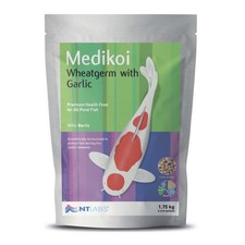 NT Medikoi Wheatgerm + Garlic 750g 3mm Pellet Quality WInter Koi Pond Fish Food