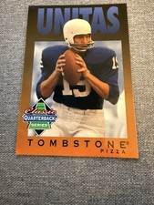 1995 Tombstone Pizza #12 Johnny Unitas - Oddball - Baltimore Colts - NFL HOF