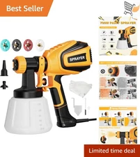 Paint Sprayer HVLP 700W with Nozzles 3 Patterns for Furniture Walls DIY