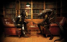 241 Alien Vs Predator at Chess Movie Poster Art Print Thriller MovieNight Projec