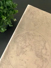 WORLD MAP Design Tissue Paper Sheet Choose Size & Package Amount