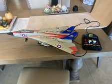 Vintage New Bright F 14 Tomcat Remote Control Jet 1990 w/Remote Control