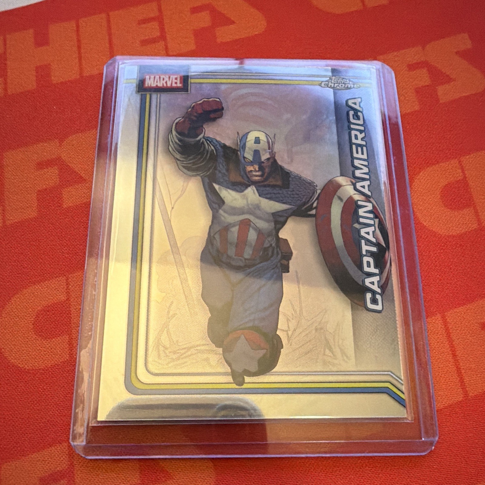 Captain America #TO-7 Marvel 2026 Topps Chrome Originals trading card — raw and PSA graded price guide