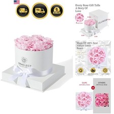 Preserved Roses Gift Box for Delivery Pink Roses Flowers Forever Flowers