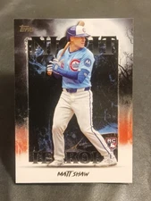 2025 Topps Update Series 🕷️Night Terrors🕷️#NT-20 Matt Shaw (RC) Chicago Cubs 