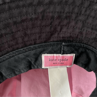 Kate Spade Black Spade Logo Bucket Hat in Black Size OS | eBay display picture 3
