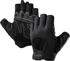 COOLJOB Ultra-Thin Workout Gloves for Men, Anti-Slip Grip Gloves for Cycling Run