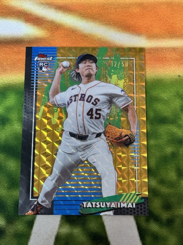 2026 Topps Finest - Tatsuya Imai (RC) - Gold Geo /50 Houston Astros #3 JH