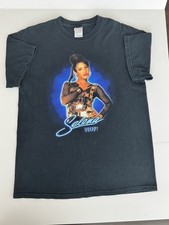 Selena VIVE Concert T-Shirt Houston TX 2005 Black size M rare tribute concert