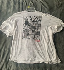 Men's Marvel X-Men Wolverine Graphic Battles XL White T-Shirt