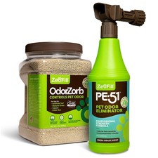 Zeofill Starter Pack - Backyard Deodorizer   Pet Urine Odor Eliminator Set 2pack