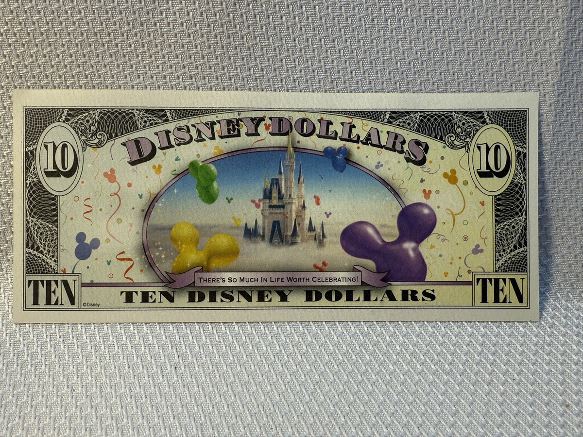 【美品 希少】ディズニーダラー 2009 $10＋$5セット ディズニーワールド Disney 10 Dollars, 2009 Series 