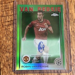 世界150枚！Topps Merlin VAN PERSIE Auto サイン Topps Sapphire VAN PERSIE ファン ペルシ 直筆サイン - メルカリ