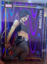 2026 Topps Chrome Marvel Raelith #142 Purple Raywave /75