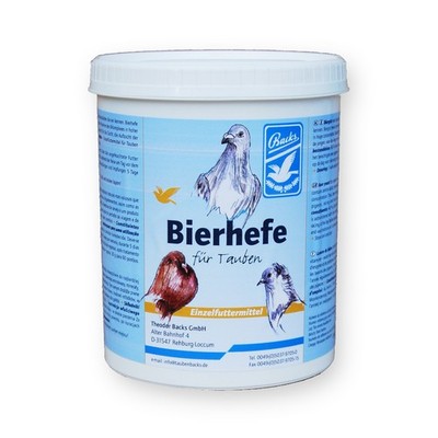 Backs - Bierhefe - Zusatzfutter für Tauben - 800g