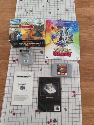 Pokémon Stadium-Transfer Pak Bundle (Nintendo 64) + Lösungsbuch 