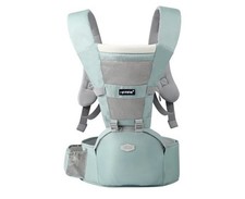   PURPLE  Baby Carrier with Hip Seat,6-in-1 Baby Newborn to Toddler,Adjustable