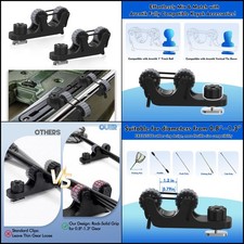 2 Pcs Kayak Paddle Holder - Kayak Track Mount Accessories.