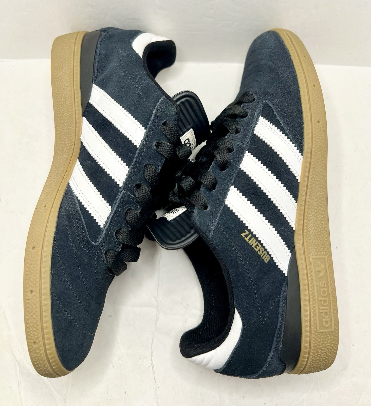 RARE🔥 Adidas Busenitz PRO Black/White/Gold Gum Skate Shoes Men’s Size 8 image 9