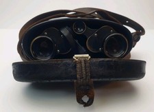 ☆ Marineglas Fernglas Carl Zeiss Jena 6x, 1. Weltkrieg Lederetui guter Zustand ☆