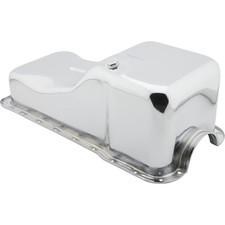 Speedway 91017703 Small Block Sbf 289 302 Ford Front Sump Oil Pan Chrome