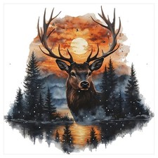 Diamond Art Kits for Adults, Deer Diamond Painting Kits for Beginner, 5D DIY ...