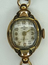 Normandie 1/20 10K Top Filled Gold Wind-up Women's Watch