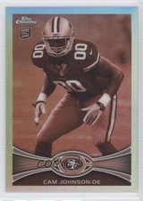 2012 Topps Chrome Sepia-Tone Refractor 43/99 Cam Johnson #159 j9f