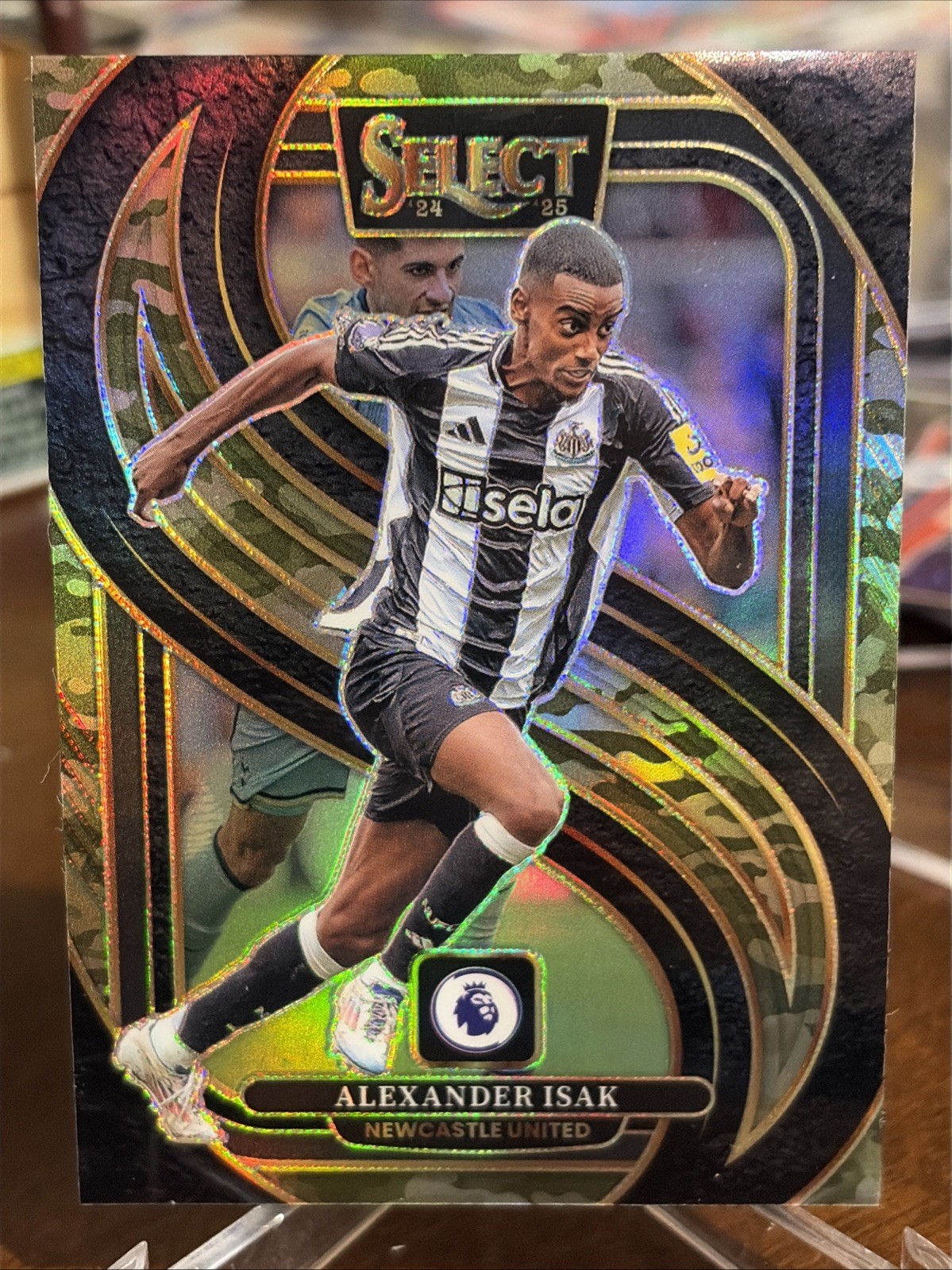 2024-25 Panini Select Premier League - Alexander Isak CAMO PRIZM SSP/150 Sweden