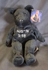 WWF ATTITUDE BEARS  STONE COLD STEVE AUSTIN  NEW W/ TAGS  1999 TITAN SPORTS