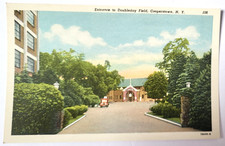 VTG 1947 COOPERSTOWN NY PC Entrance to Doubleday Baseball Field MINT