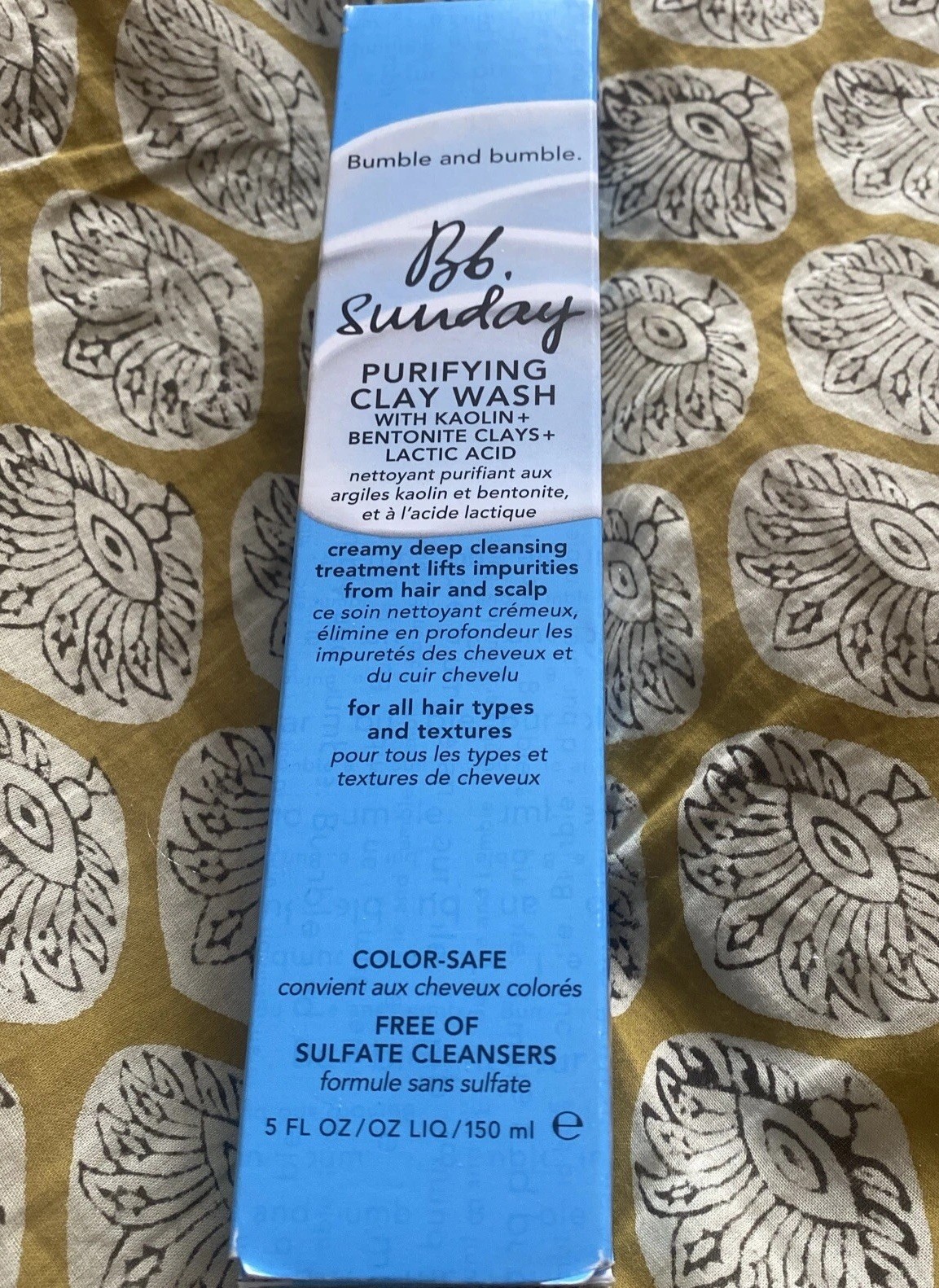 Bb Sunday Purifying Clay Wash Bumble and bumble nettoyant purifiant cheveux gras