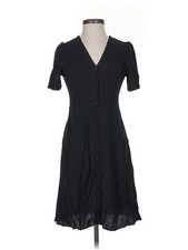 Uniqlo Women Black Casual Dress XXS