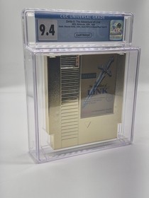 Zelda II Link NES CGC 9.4 Graded Nintendo Cartridge Not Wata, PSA, VGA