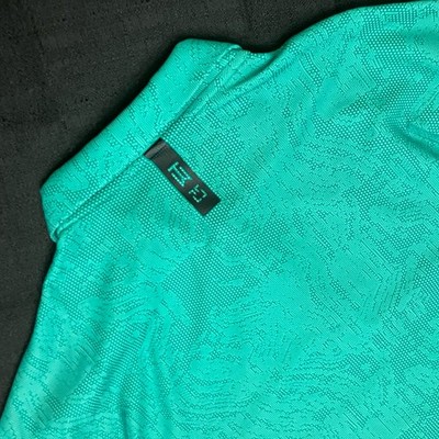 Nike Tiger Woods ADV First Win Anniversary Polo DH0711 369 Field Green Sz L
