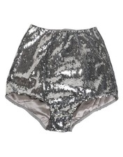 Dolce & Gabbana Silver Nylon Sequined Slip Girdle Panty Women's Underwear