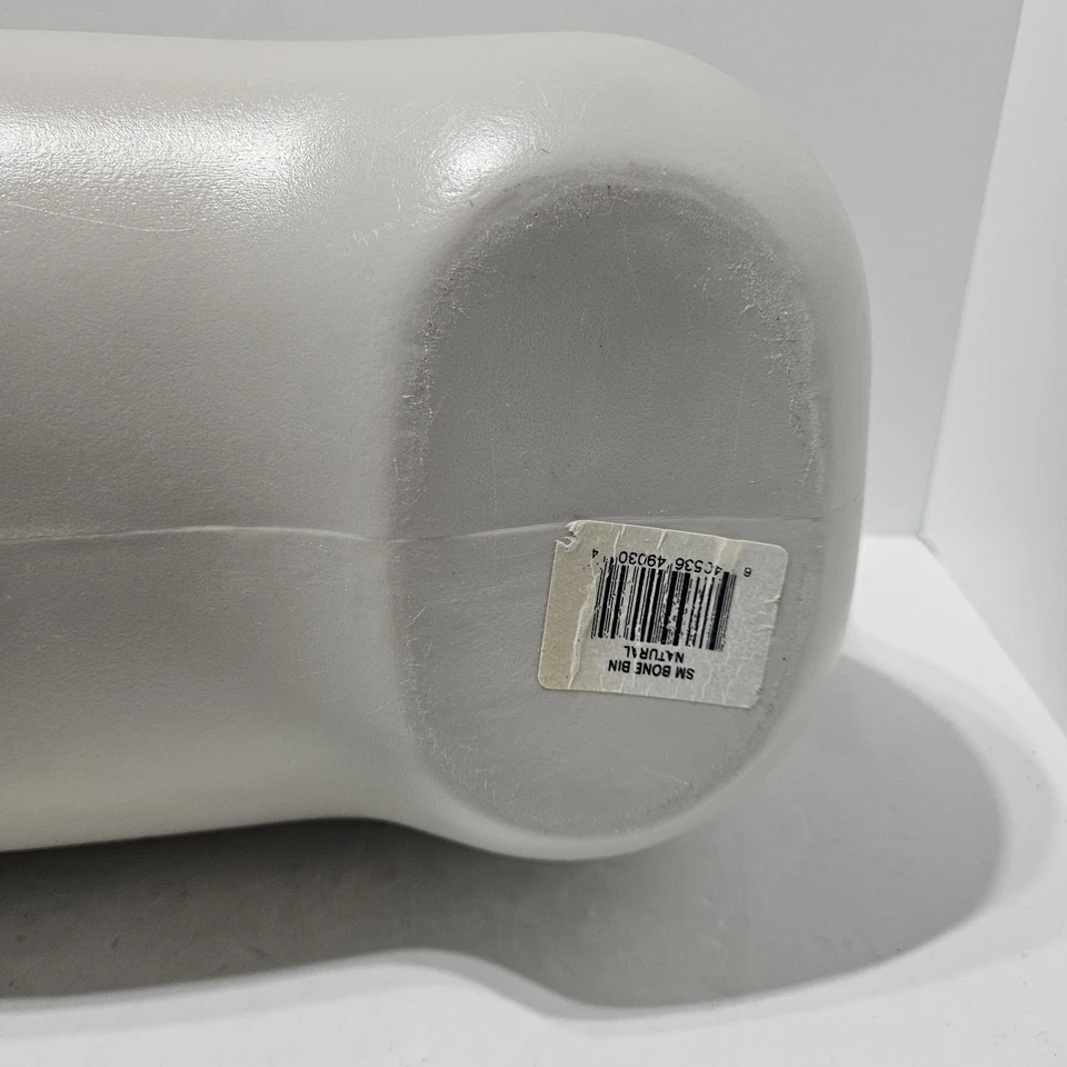 Pet Zone Small 17x10x8 Dog Pet Bone Shaped Toy Box Storage Bin Container Tan - Image 4 of 4