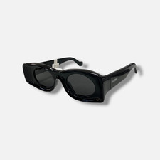 Loewe Men's Black LW40033I Rectangular Sunglasses 49-23-145