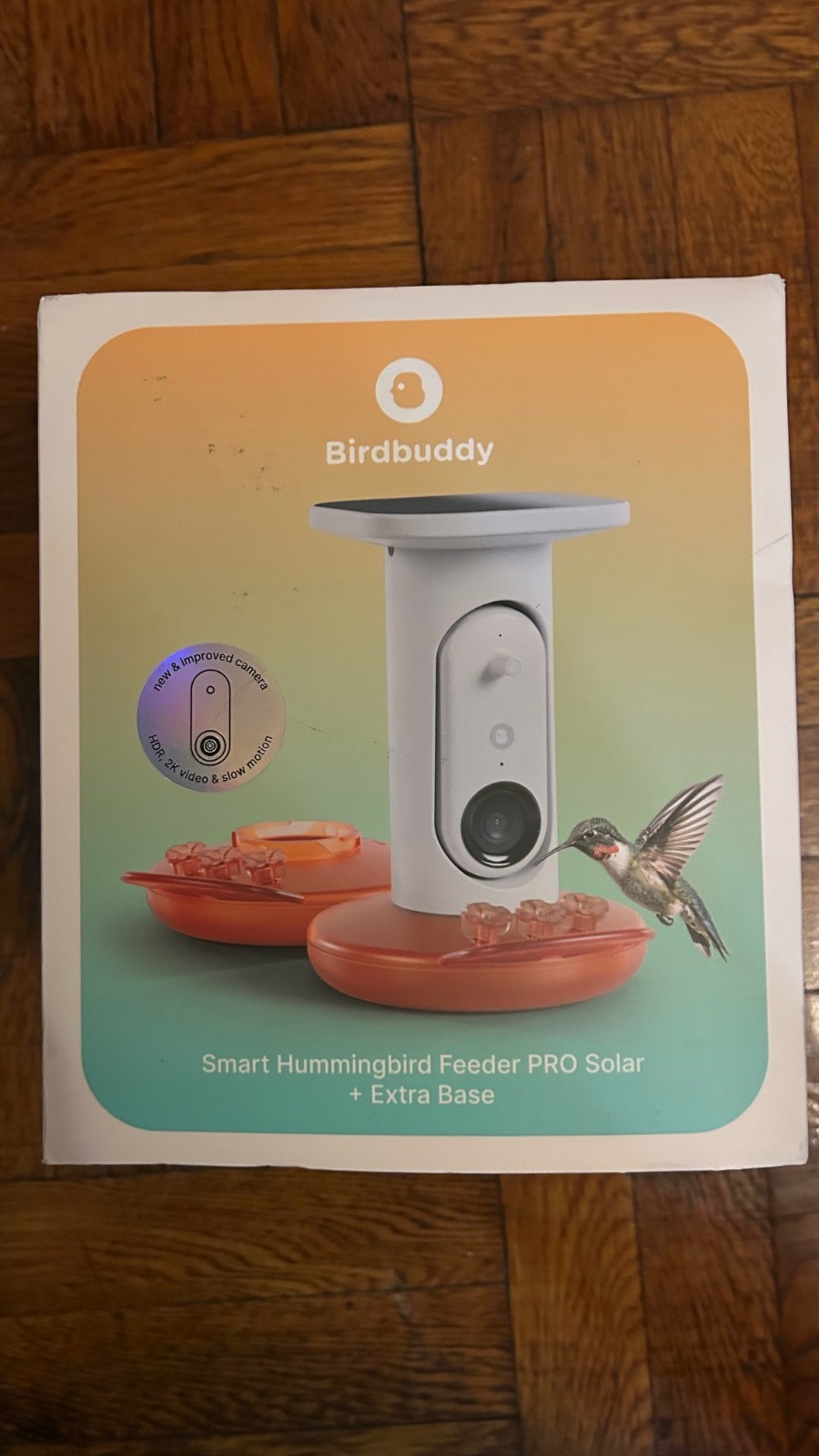 Brand New Bird Buddy Smart Solar PRO Hummingbird Feeder Camera 