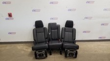17 Ford Expedition 119 Wb Rear Second Row Seat Assembly Black Leather