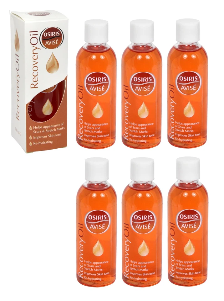 6 x Osiris Avise Recovery Oil Improve Skin Tone Scars & Stretch Marks 100ml